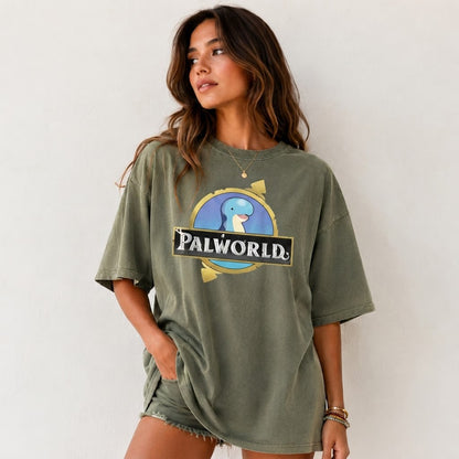 Palworld Mascot Oversized Gaming Shirt