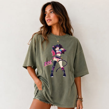 Palworld Zoe Anime Graphic Tee