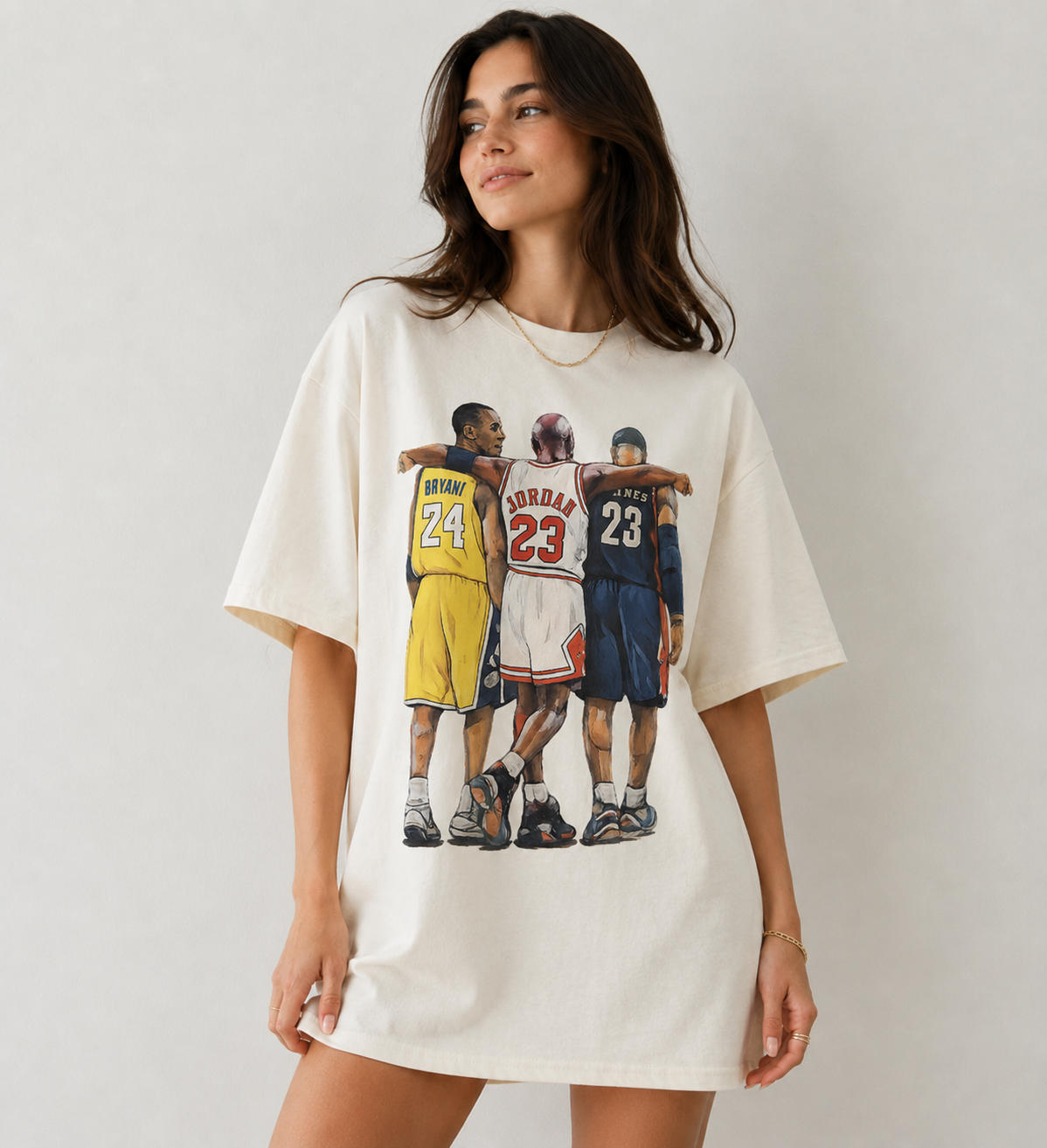 Basketball Legends Vintage Tee (Bryant, Jordan, James)