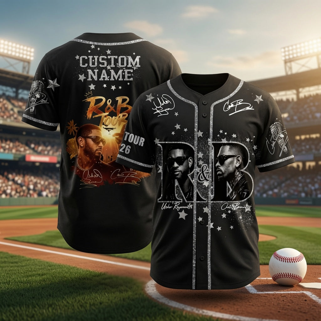 Custom R&B Tour Baseball Jersey