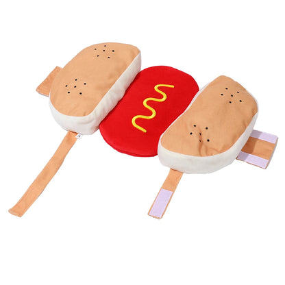 Halloween Hot Dog Costume for Small & Large Dogs and Cats