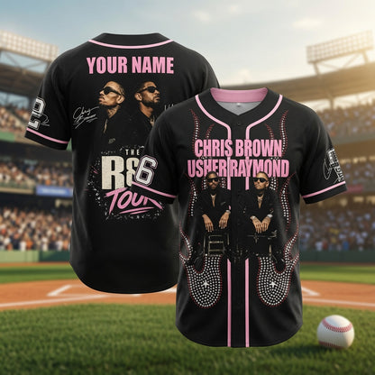 Custom R&B Tour Baseball Jersey Collection