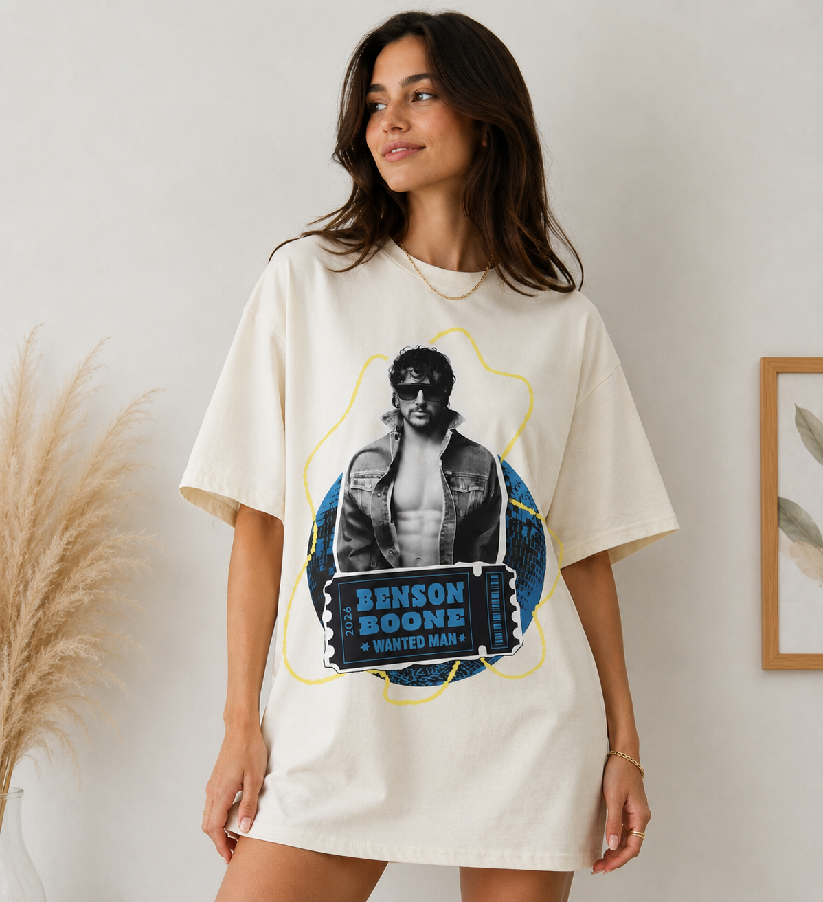 Benson Boone Wanted Man 2026 Ticket Tee