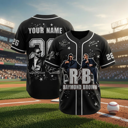 Custom R&B Gold Baseball Jersey