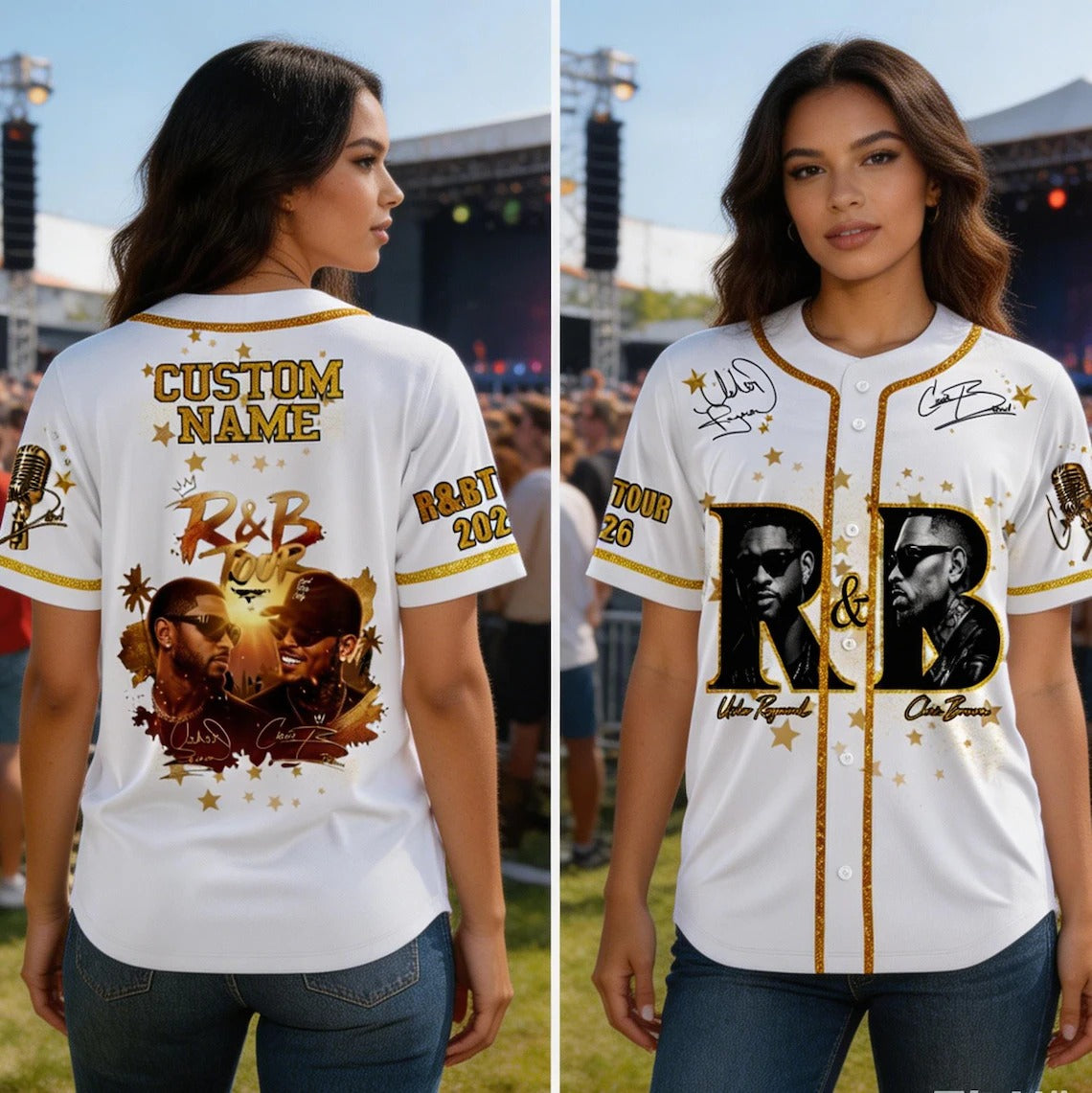 Custom R&B Tour Baseball Jersey