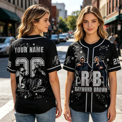 Custom R&B Gold Baseball Jersey