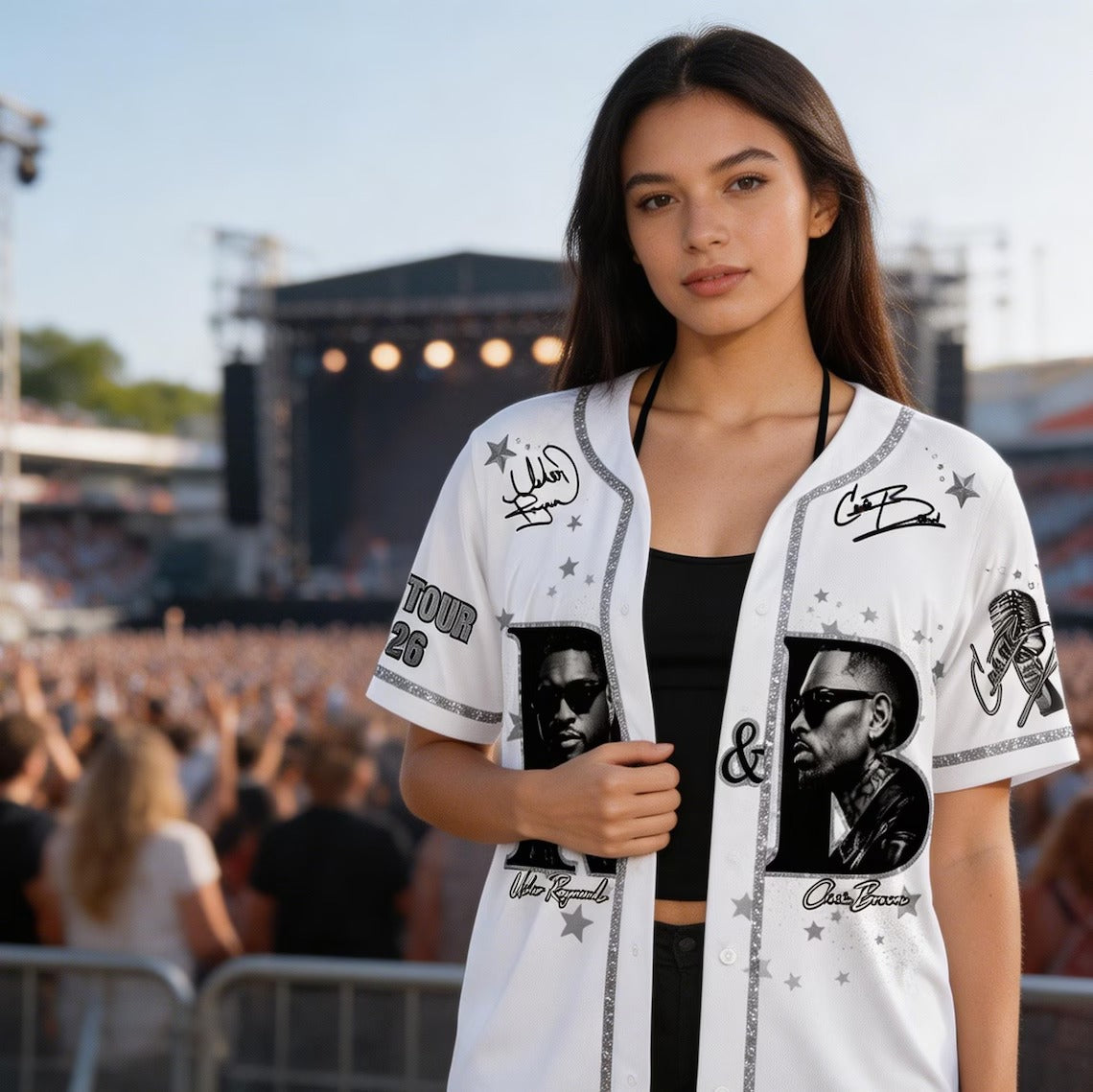 Custom R&B Tour Baseball Jersey