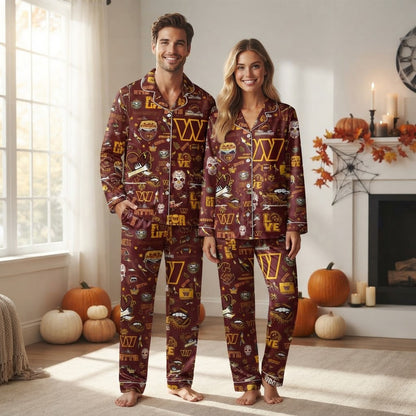 Washington Commanders Football Pajama Set