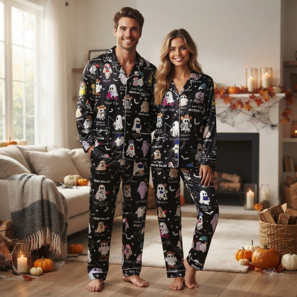 Morgan Wallen Country Ghost Pajamas