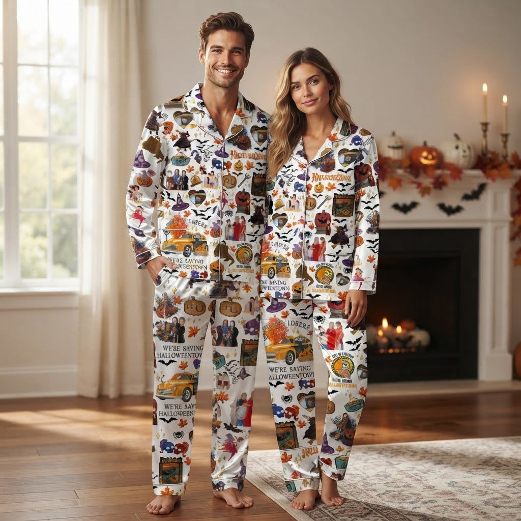 Spooky Town Collage Lounge Set