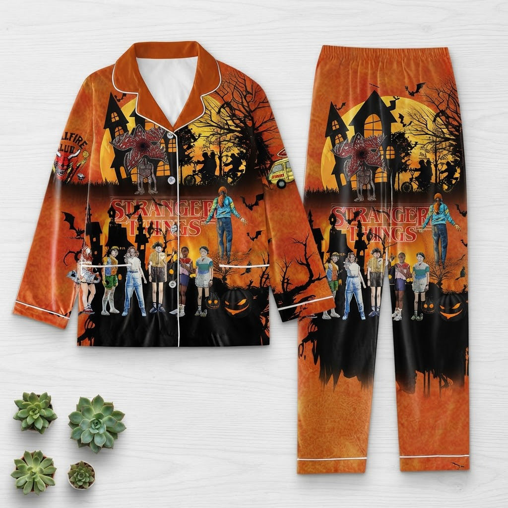 Stranger Things Halloween Matching Pajamas