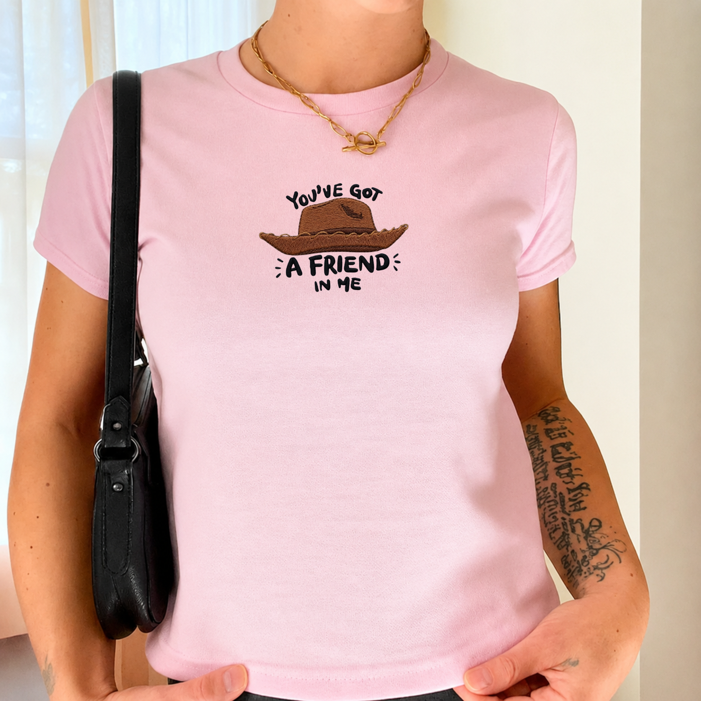 You've Got A Friend In Me Embroidered Baby Tee