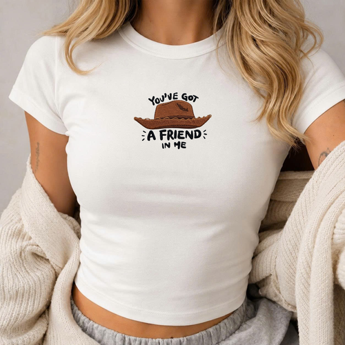 You've Got A Friend In Me Embroidered Baby Tee