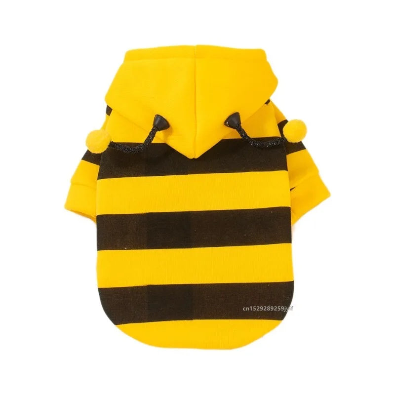 Bee Pet Costume Hoodie for Small & Medium Dogs & Cats