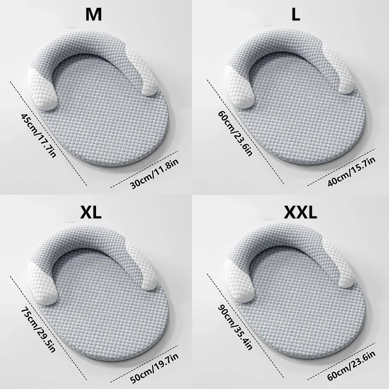 Ice Silk Cooling Pet Nest: Washable Summer Bed for All Sizes