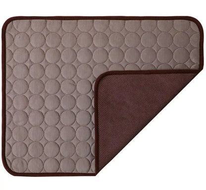 Breathable Cooling Pet Mat: Washable Summer Pad for Dogs & Cats