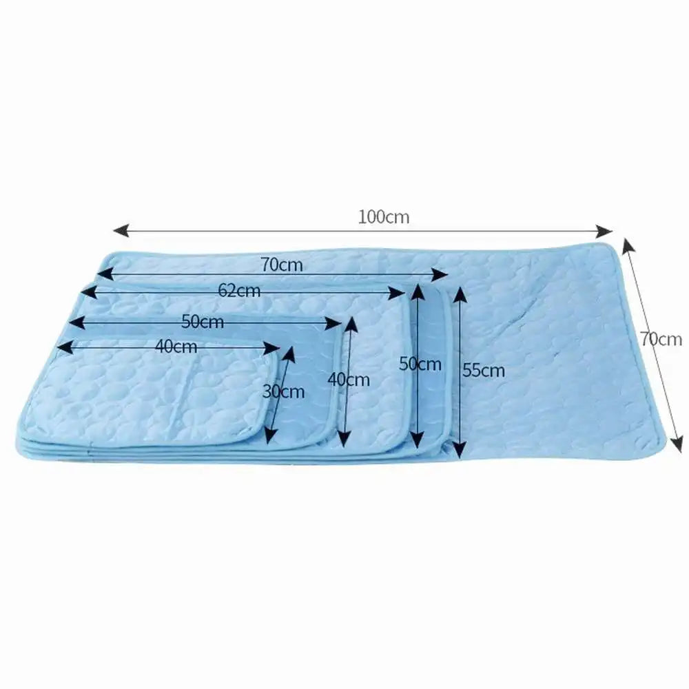 Breathable Cooling Pet Mat: Washable Summer Pad for Dogs & Cats