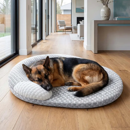 Ice Silk Cooling Pet Nest: Washable Summer Bed for All Sizes