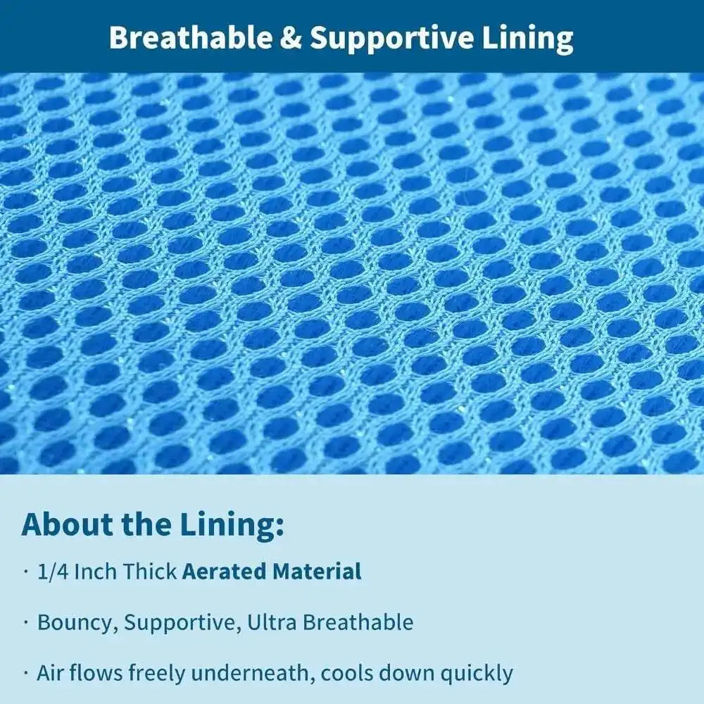 Breathable Cooling Pet Mat: Washable Summer Pad for Dogs & Cats