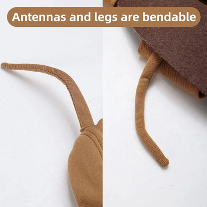Realistic Cockroach Halloween Costume for Cats & Small Dogs