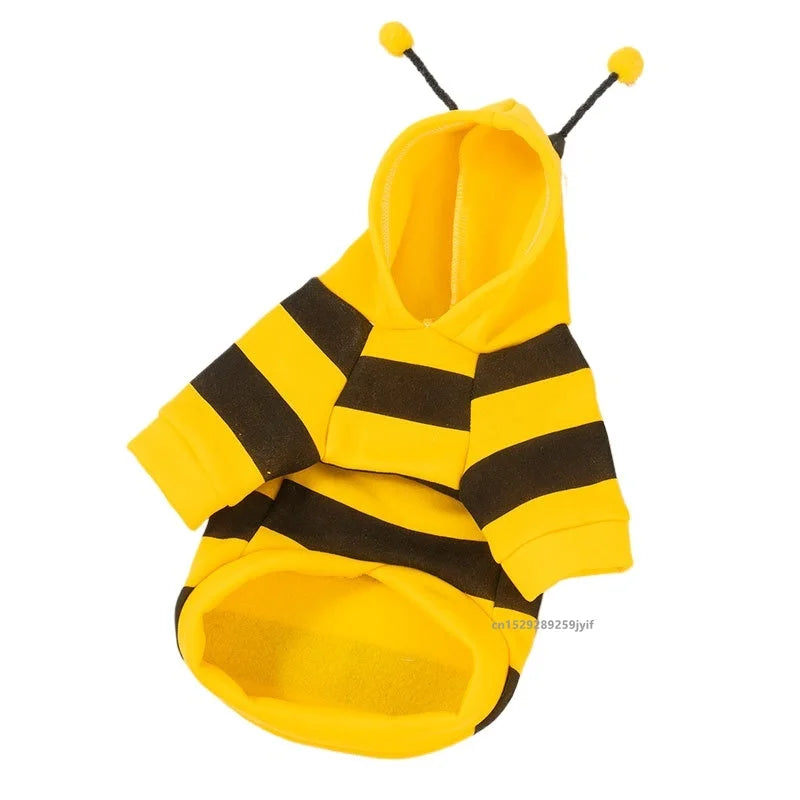 Bee Pet Costume Hoodie for Small & Medium Dogs & Cats