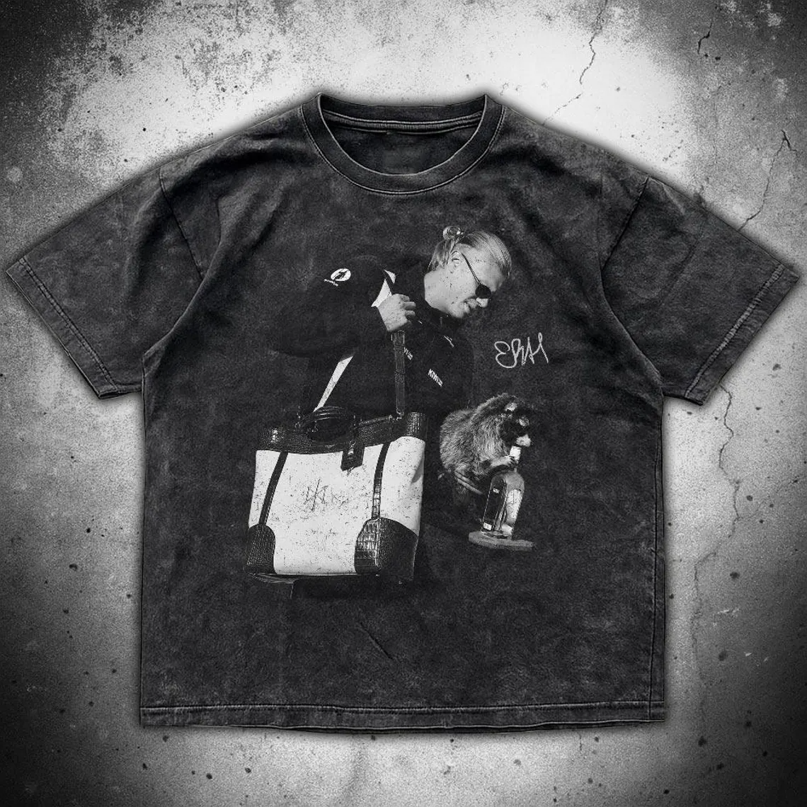 Erling Haaland Airport Raccoon Vintage Shirt