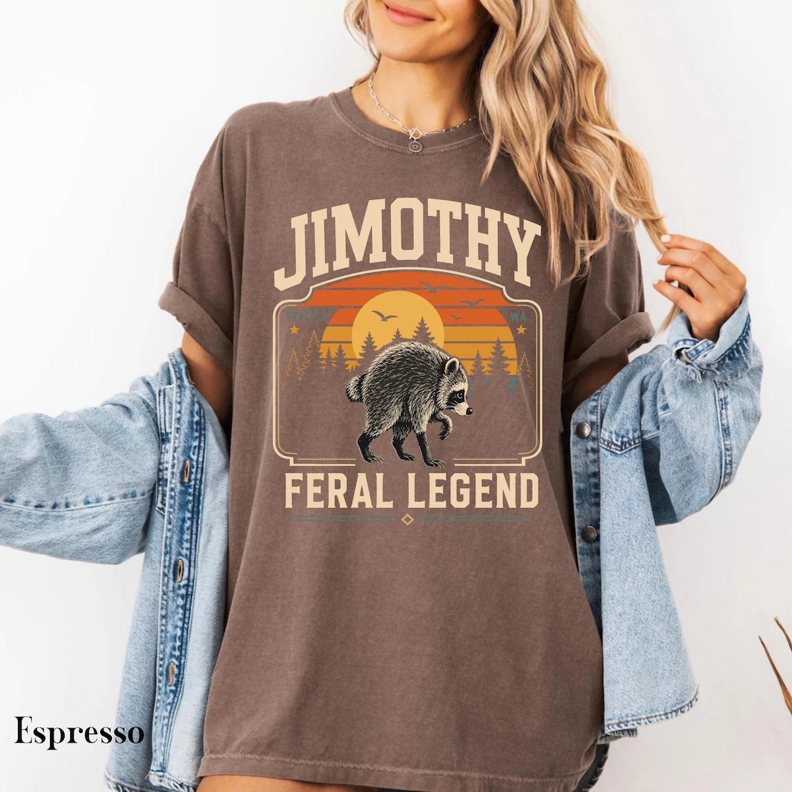 Comfort Colors Jimothy Raccoon Shirt