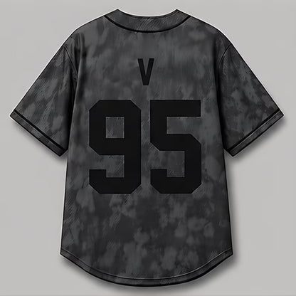 Baseball Jersey K-POP Grey Concert Tour Shirt