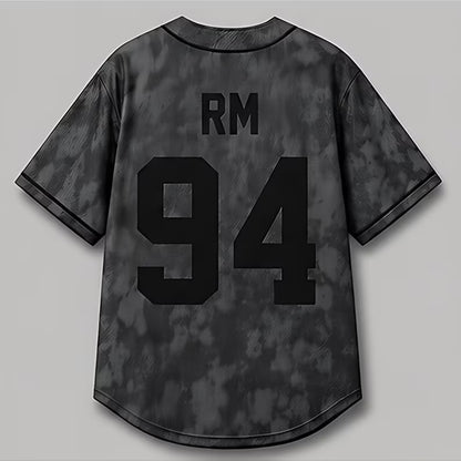 Baseball Jersey K-POP Grey Concert Tour Shirt