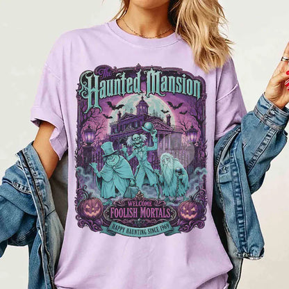 Retro The Haunted Mansion Halloween Shirt