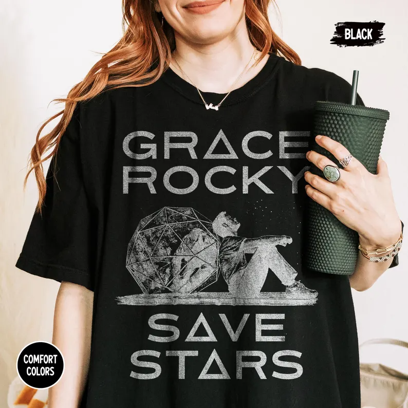 Grace Rocky Save Stars Graphic Tee