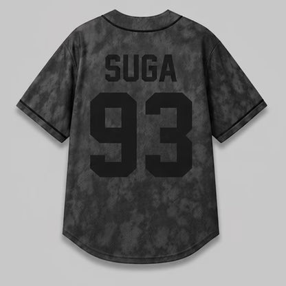 Baseball Jersey K-POP Grey Concert Tour Shirt