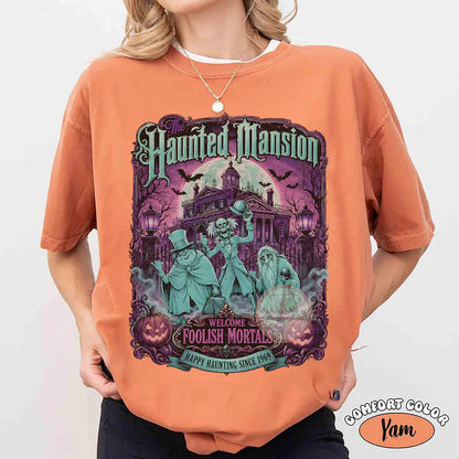 Retro The Haunted Mansion Halloween Shirt
