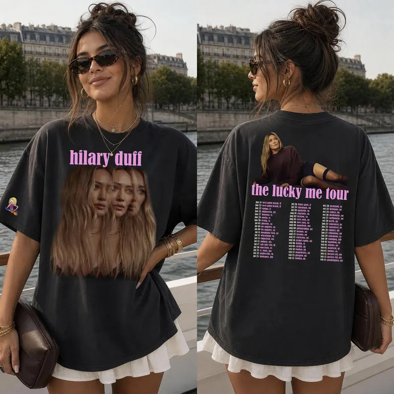 Hilary Duff Lucky Me Tour 2026 Shirt