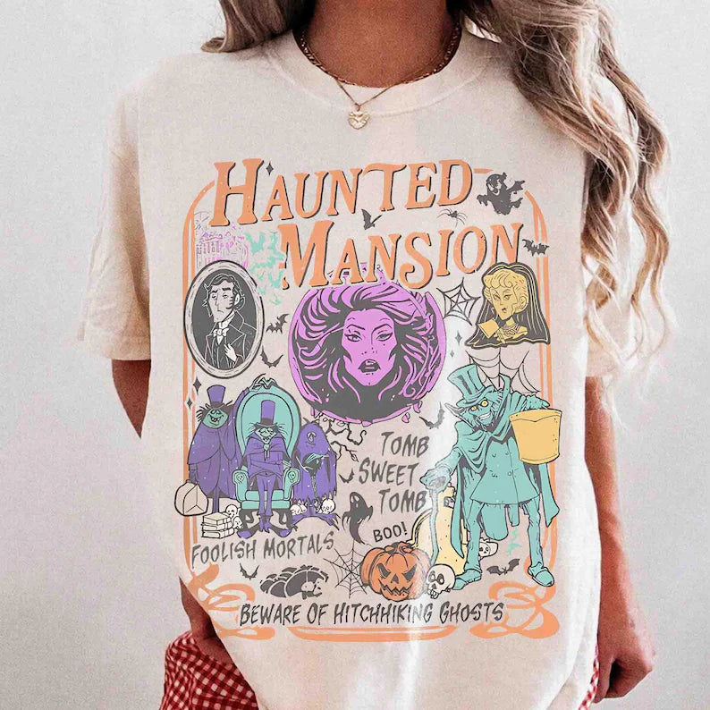 Retro The Haunted Mansion Shirt