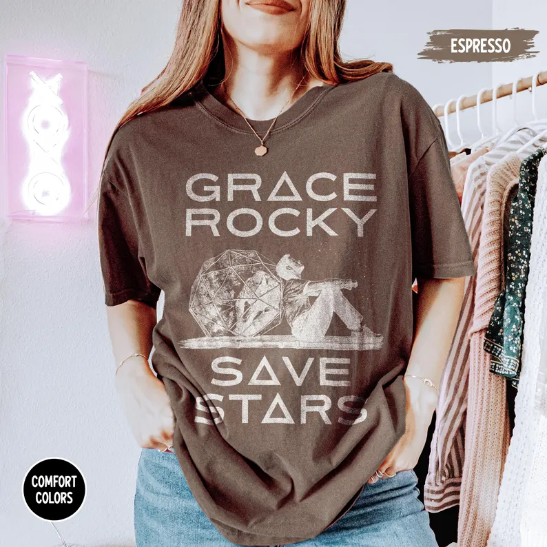 Grace Rocky Save Stars Graphic Tee