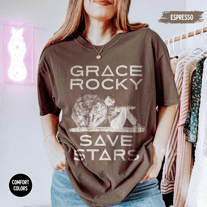 Grace Rocky Save Stars Graphic Tee