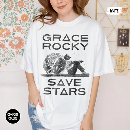 Grace Rocky Save Stars Graphic Tee