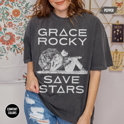 Grace Rocky Save Stars Graphic Tee