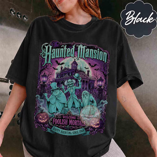 Retro The Haunted Mansion Halloween Shirt