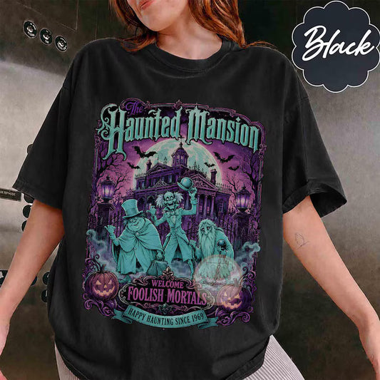 Retro The Haunted Mansion Halloween Shirt