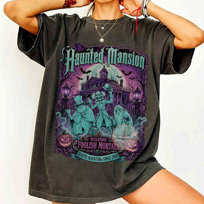 Retro The Haunted Mansion Halloween Shirt