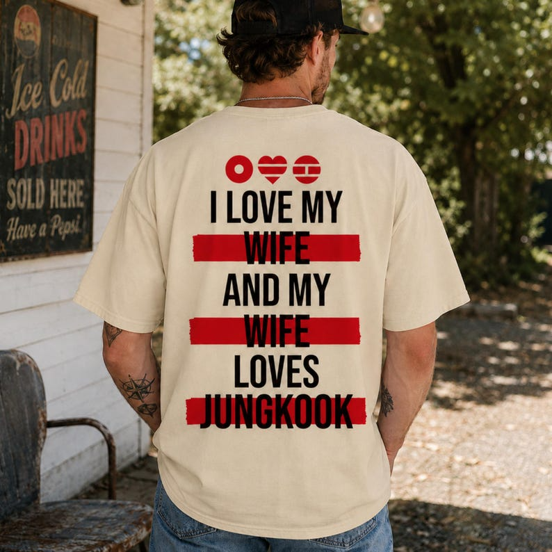 I Love My Wife And My Wife Loves BTS Tee