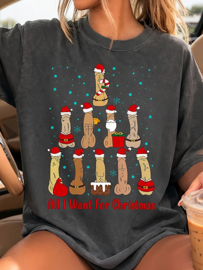 Inappropriate Christmas Tree T-Shirt