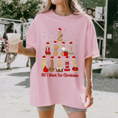 Inappropriate Christmas Tree T-Shirt