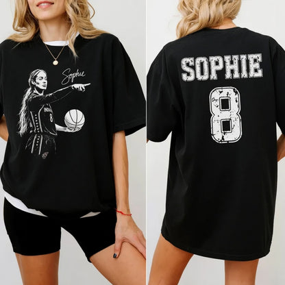 Vintage Sophie Cunningham Point Signature Basketball Shirt