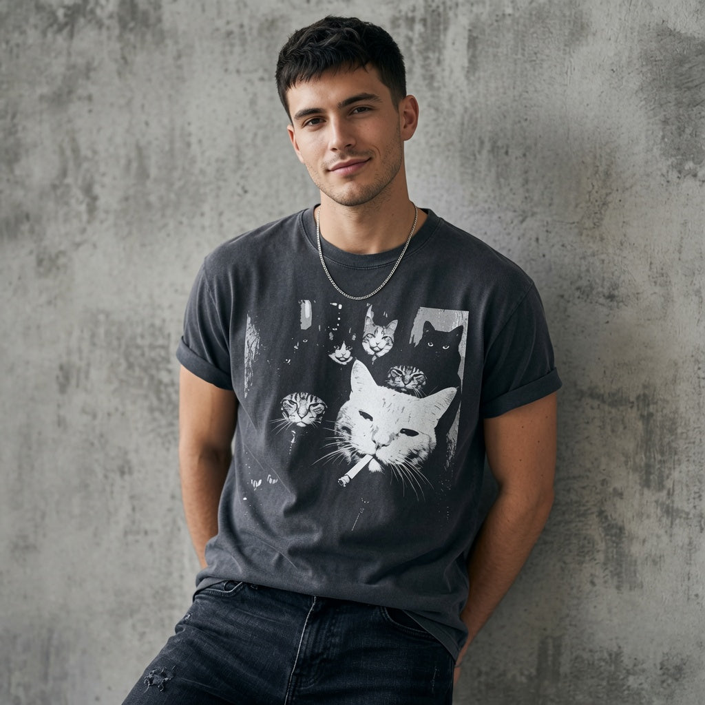 Funny Gangster Cat Shirt