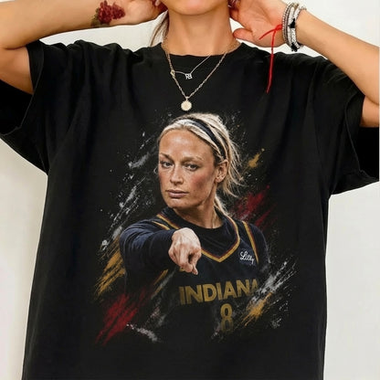 Retro Sophie Cunningham Point Signature Basketball Tee