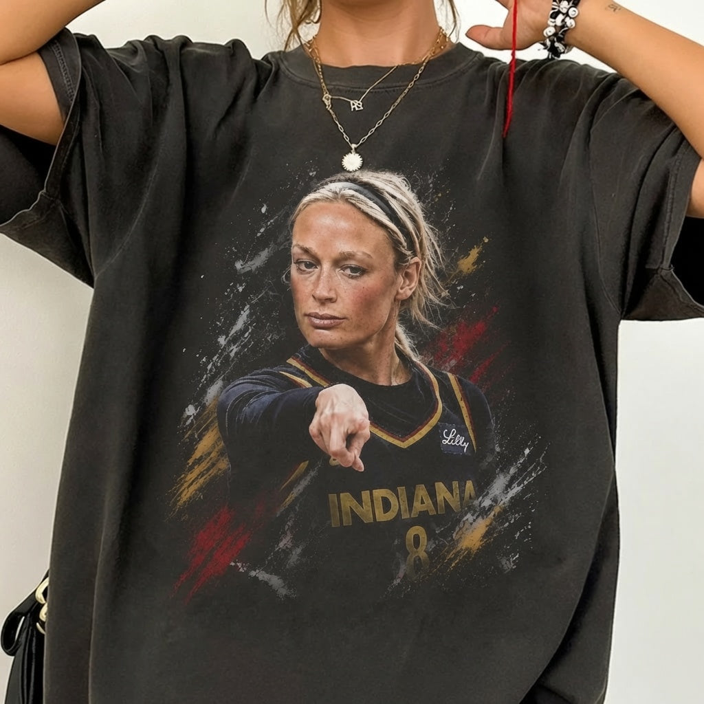 Retro Sophie Cunningham Point Signature Basketball Tee
