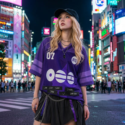 Football BTS ARMY Streetwear Jersey
